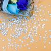 60 Grams Glitter Silver Star Sequ and Spangles, LEEFONE Metallic Glitter Foil Confetti Star Sequ for Crafts, Tables, Nail Art, DIY Decorations,