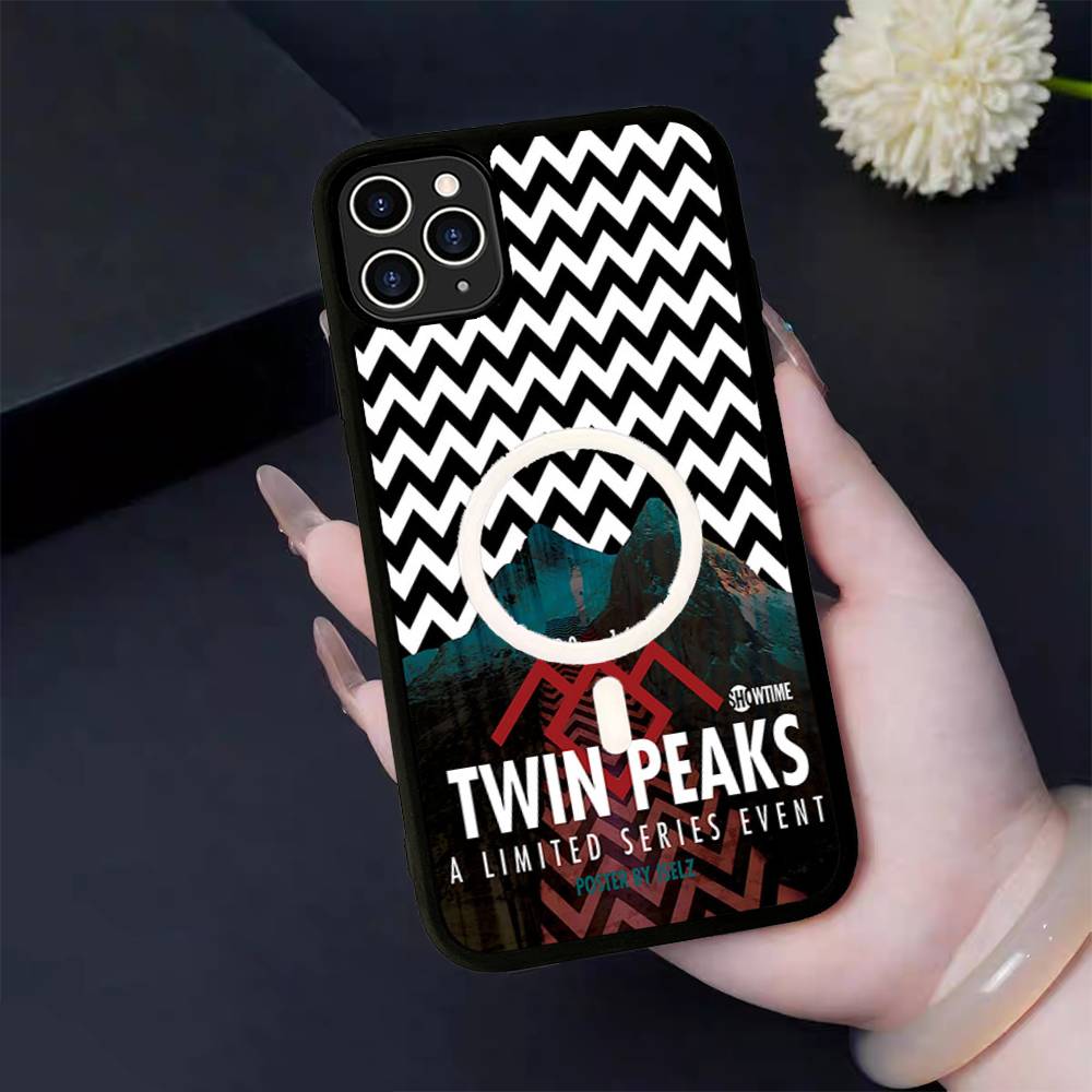 Twin Peaks TV Series Magnetic Phone Case For IPhone 16 15 14 13 12 11 17 Pro Max Plus Wireless Charge Cover