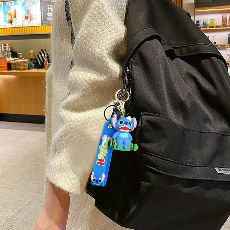 Очаровательные мультяшные брелоки Стич, аксессуары для сумок и подарков, милый декор для пар