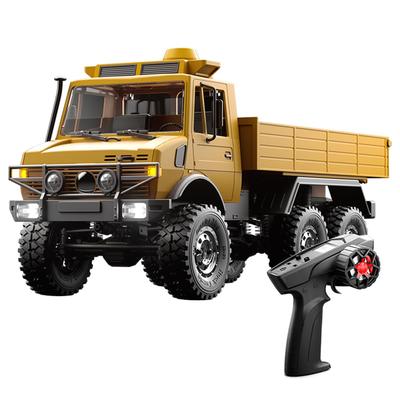 Масштабный RC-краулер, полностью пропорциональное управление, мощный, 1/18, Грузовик, 6-колесный привод, Управление, Переключатель высокой/низкой скорости, (желтый)