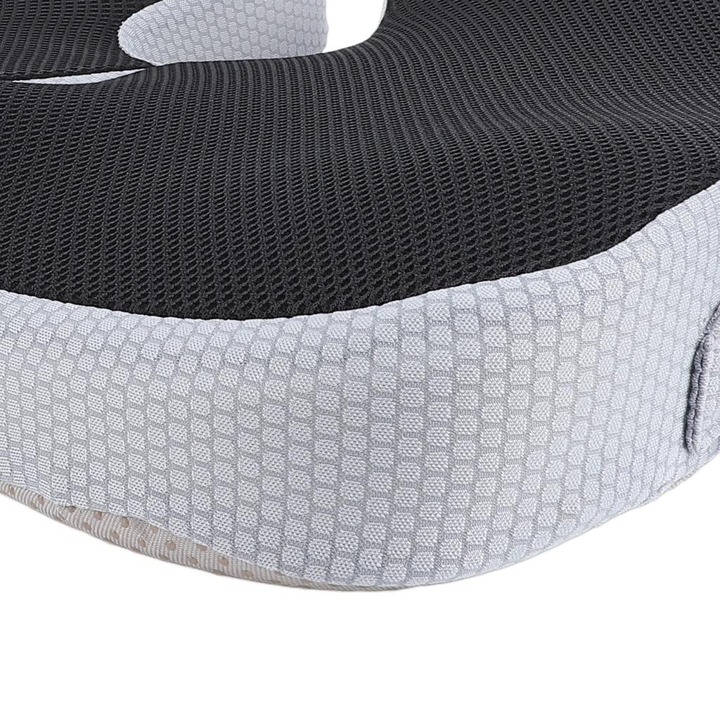 Подушка для сиденья офисного кресла 45x39x8 см, складная, с эффектом памяти, дышащая, с пряжкой-фиксатором