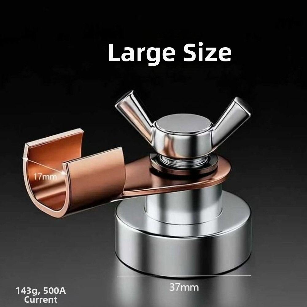 Copper Electrode Welding Clamps Powerful Magnetism Welding Support Grounding Tool