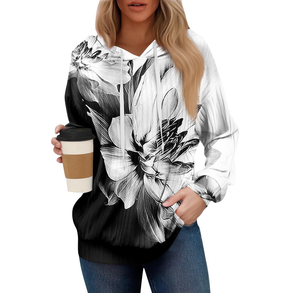 Hoodies For Women Oversized Winter Cute Sweatshirts Pullover Trendy Fall Clothes