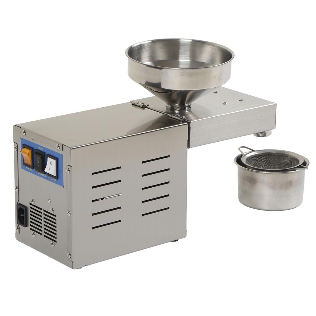 Маслопресс 500 до 1500 Вт автоматический нагрев высокая производительность маслопресс из нержавеющей стали