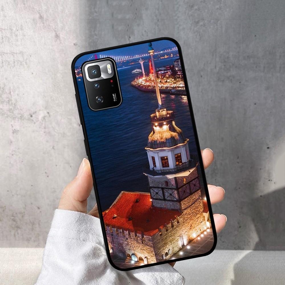 Turkey Istanbul Scenery Phone Case For Redmi Note 4 X 5 A 6 7 8 Pro T 9 Pro 9S 10 Pro 11 Pro 11S 11Epro PocoM3pro