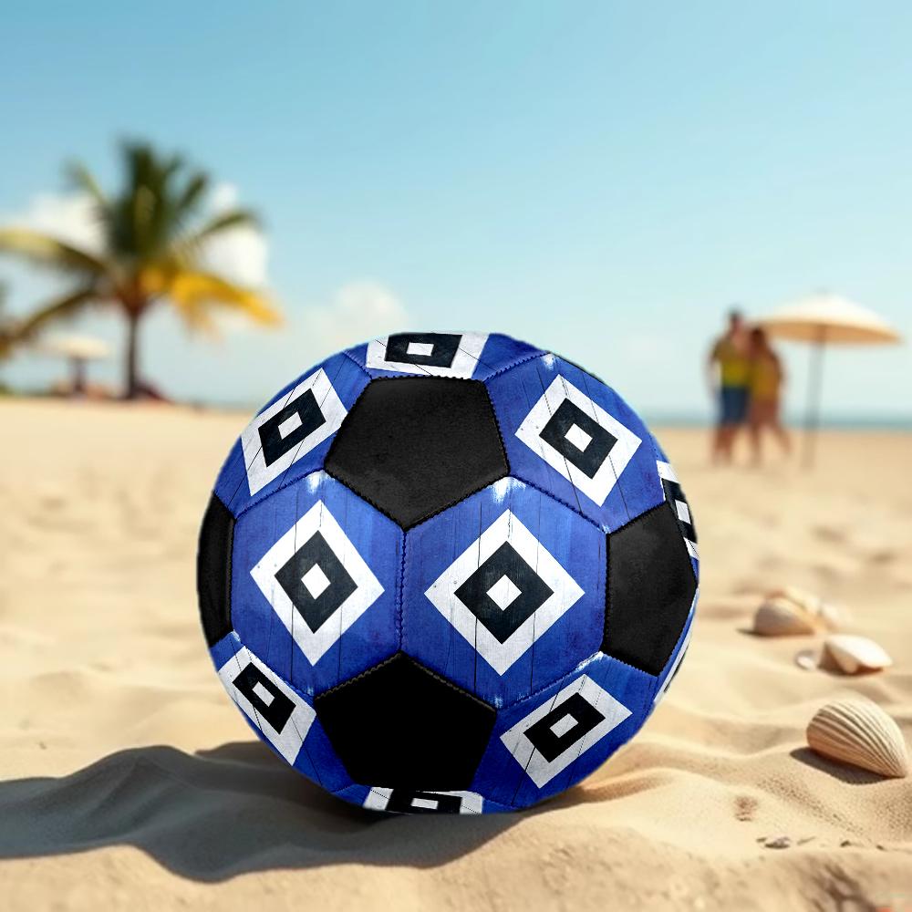 Футбольный мяч Hamburger SV, разноцветный, подходит для всех возрастов, машинная сшивка, материал ПВХ, соревновательного класса, прочный и с высоким отскоком