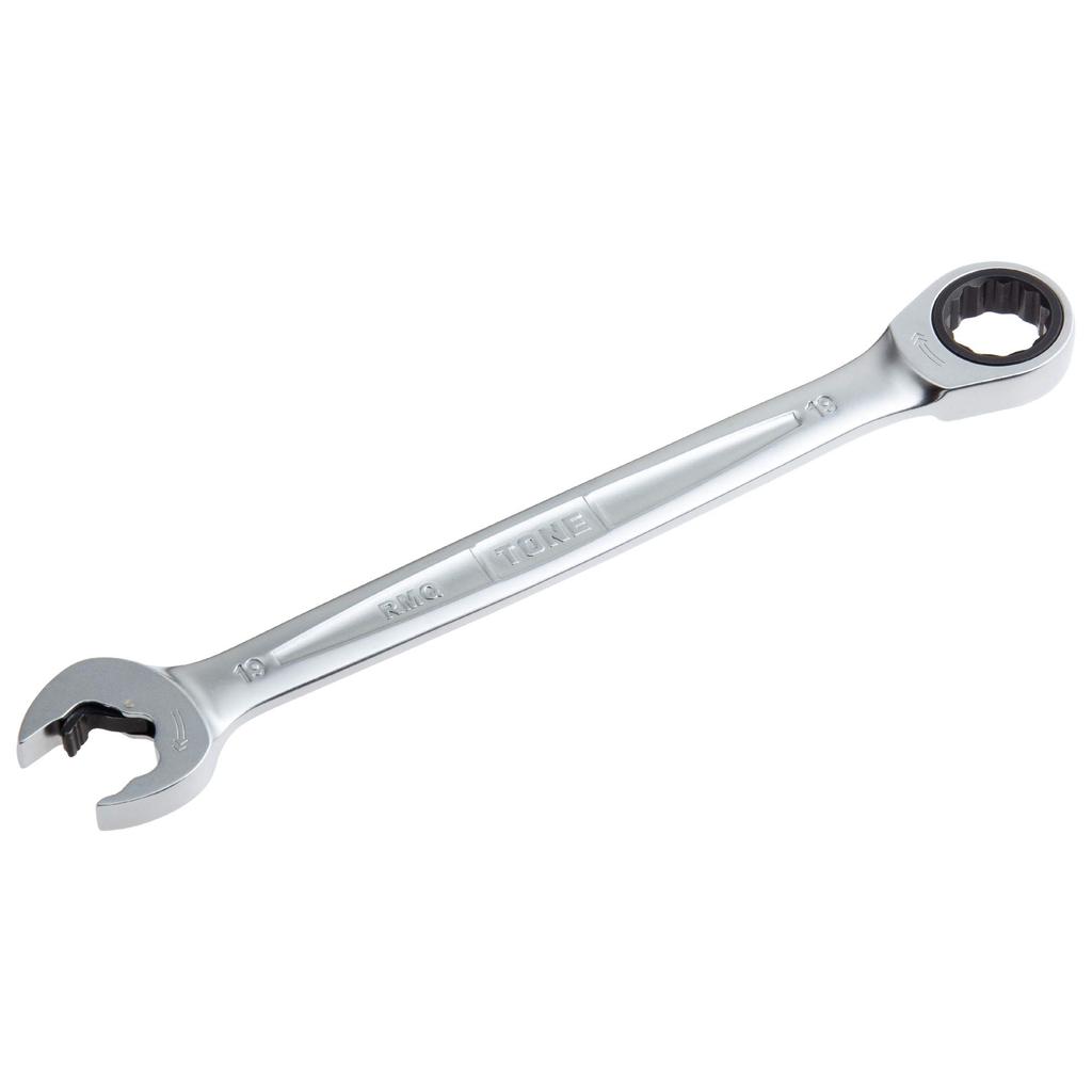 TONE Quick Ratchet Box Wrench Width Across Flats 19mm HPRMQ-19