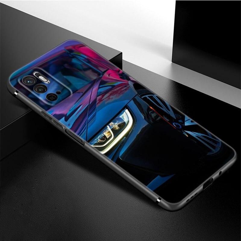 Крутой чехол для телефона с спортивными автомобилями для Xiaomi Redmi Note 11 10 9 8 Pro 11T 5G 10T 10S 9S 9T 9i 9C 9A 8T, мягкий черный чехол из ТПУ