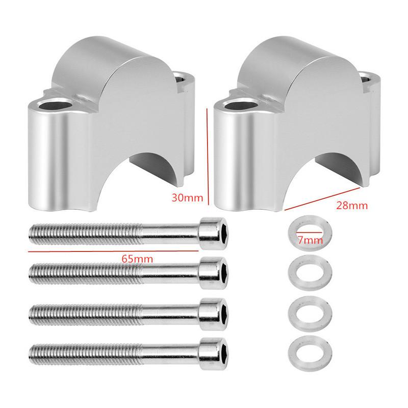 Зажим для крепления подъемной ручки руля мотоцикла универсальный 28 мм 1 1/8" 22 мм 7/8" для Honda для BMW