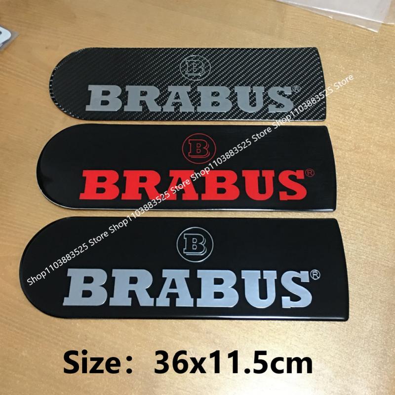 36x11cm Car Rear Trunk Spare tire protection cover Emblem Badge Pasted Sticker for BRABUS G63 G65 G400 G500 G350 800 900 G-class