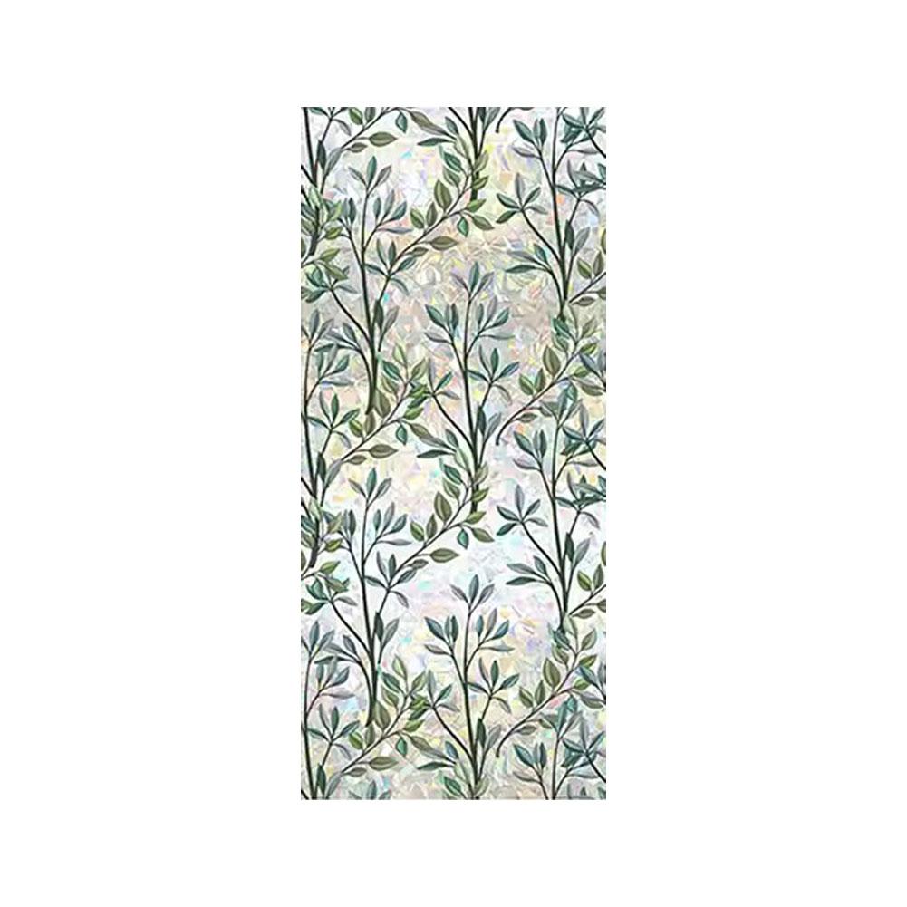 Пленка для защиты окон, зеленые листья винограда, витражная пленка, наклейки для стекла, матовая наклейка на окно для кухни, двери дома