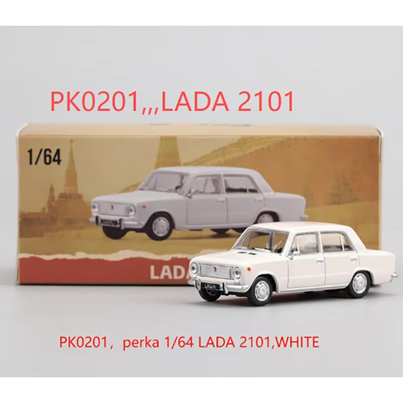 Литой под давлением масштаб 1/64 Perka LADA 1970 Винтажный классический седан 2101 2105 FSO Polonez Модель автомобиля из сплава Коллекция Украшение