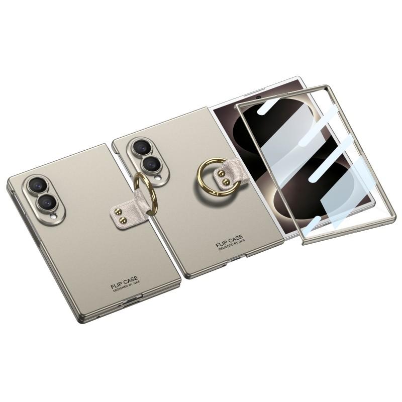 Ultra Thin PC Hard Case With Ring Stand Galaxy Z Fold 8 Protective Cover Slim Precision Cut Design