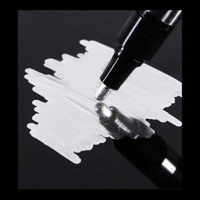 3 упаковки ручек для рисования зеркал, хромированный маркер для зеркальной поверхности, подходящая постоянная отражающая жидкость