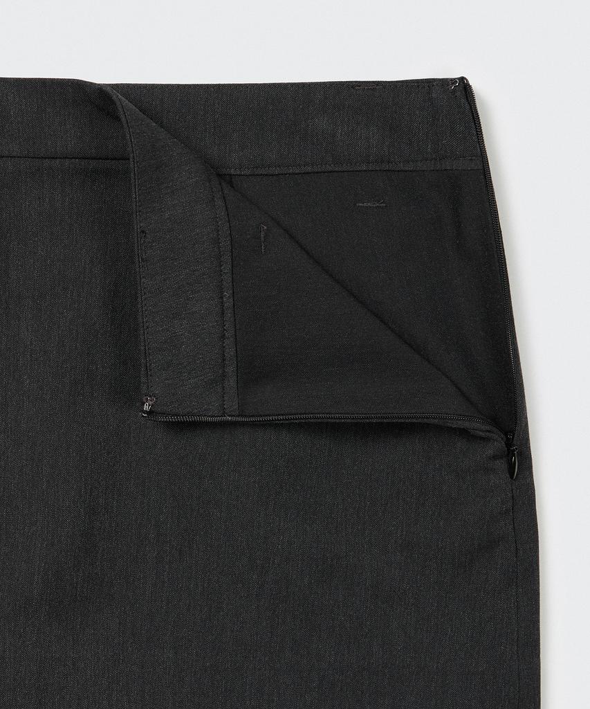 Musinsa Standard Woman Women'S Layered Mini Scotts [Charcoal Gray]