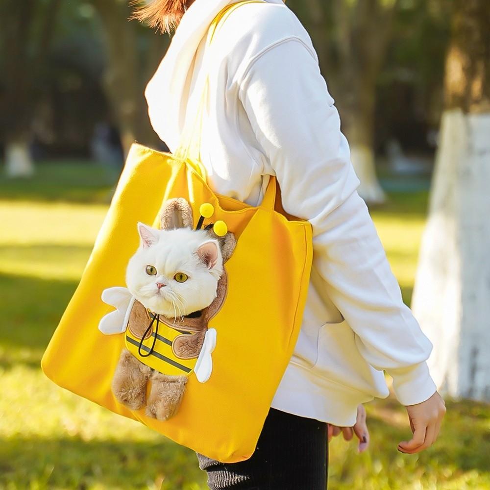 Tote Bag Travel Cat Handbag Shoulder Bag Outdoor Cat Carrier Bag Cats Dog Carrier  Daily Use