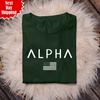 Alpha T Shirt Gym Clothing Bodybuilding Printed Workout Exercise Muscles Tee Top
