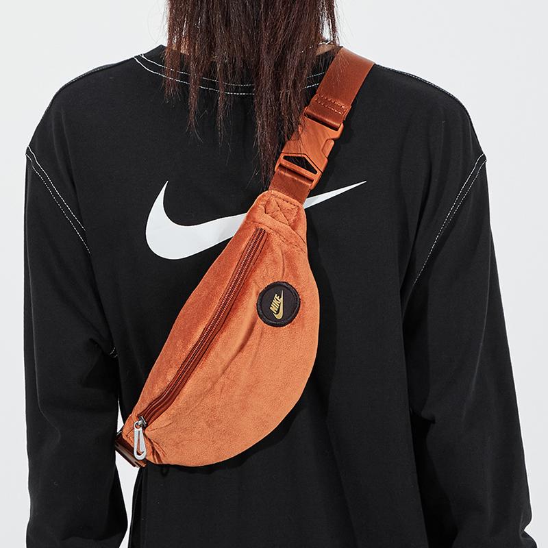Nike Velvet Shoulder Bag Crossbody Bag Sling Bag Fanny Pack Regular Unisex Orange Casual DC7708-246 Casual DC7708-246