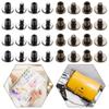 10sets DIY Hats Scrapbooking Garment Decoration Nail Screw Nail Rivets Brass Cloth Button