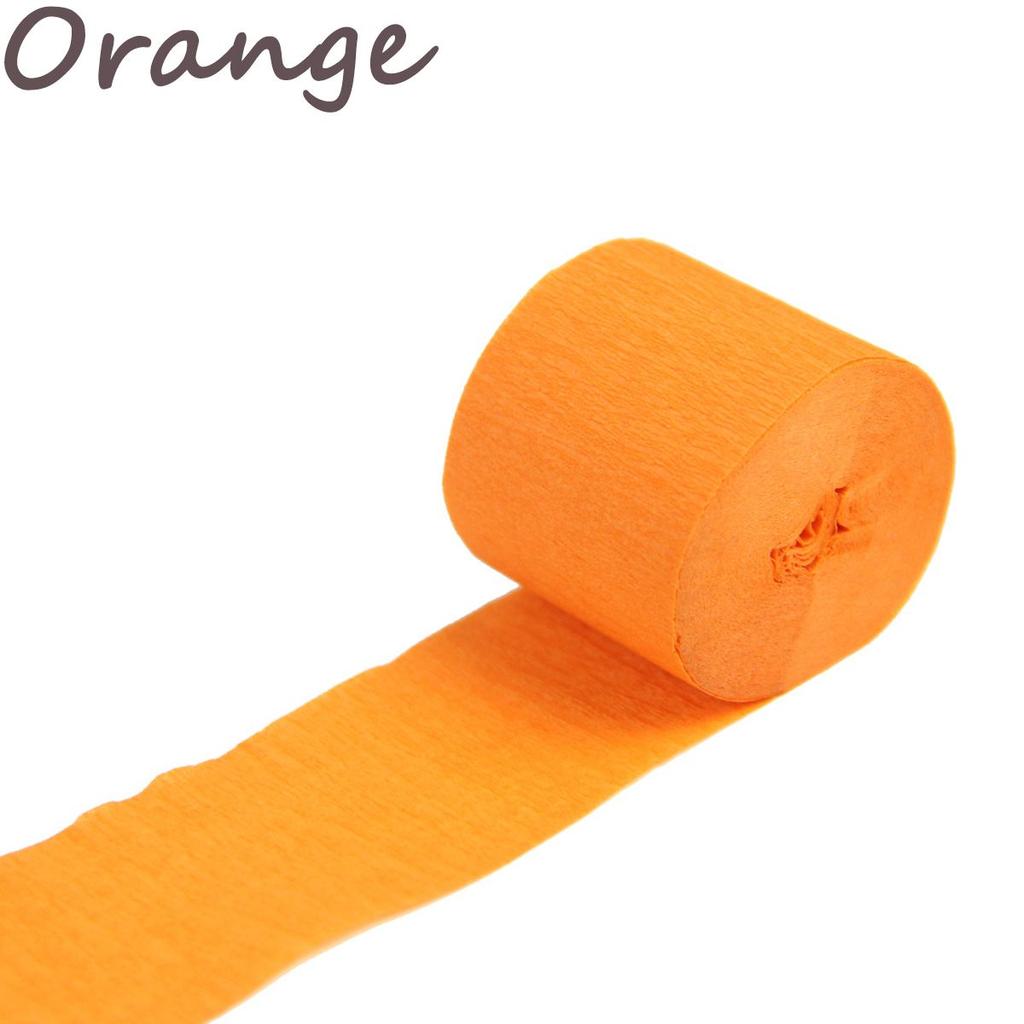 Украшение на день рождения ручной работы Церемония гофрированная бумага Креповая бумага Серпантин рулон