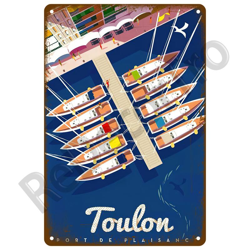 Metal Plate Home Wall Decor For Beach Bar Seaside House Surf Club Decorative Iron Painting Tin Sign Plaque Metal Sign Summer Art