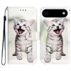 For iPhone 17 Air Wallet Case Printed Pattern Design Leather Phone Cover