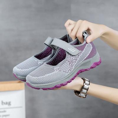 Модная весенняя сетчатая обувь для женщин для улицы, дышащая, на плоской подошве, легкая, для походов, удобная, повседневная, теннисная, вулканизированная обувь Mujer
