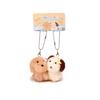 Penguin Panda Cute Dog Cartoon Animal Magnetic Plush Pendant For Bag Decor
