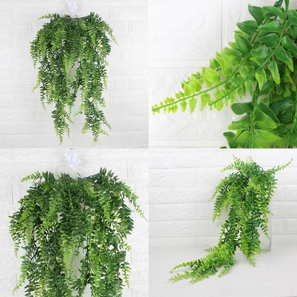 Fake Plant Wall Panel With Pteridium Latiusculum Leaf For Wedding Decoration And Outdoor Events