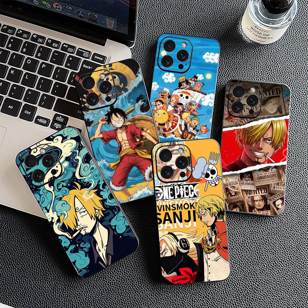 Чехол для Apple iPhone 17 16 14 15 Plus Pro Max 16E ProMax + 15Plus 15+ 16+ Чехол для телефона Санджи Ророноа Зоро One Luffy Pieces