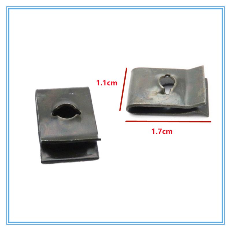 30 шт./компл. мотоцикл автомобиль скутер квадроцикл мопед электровелосипед пластиковый чехол металлический фиксатор M4 M5 саморезы и зажимы автомобиль