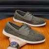 Men Pencil Loafers with Suede Leather Classic Driving Soft Upper Casual Comfortable Low Heel Flat Shoe Man Designer Shoe Summer