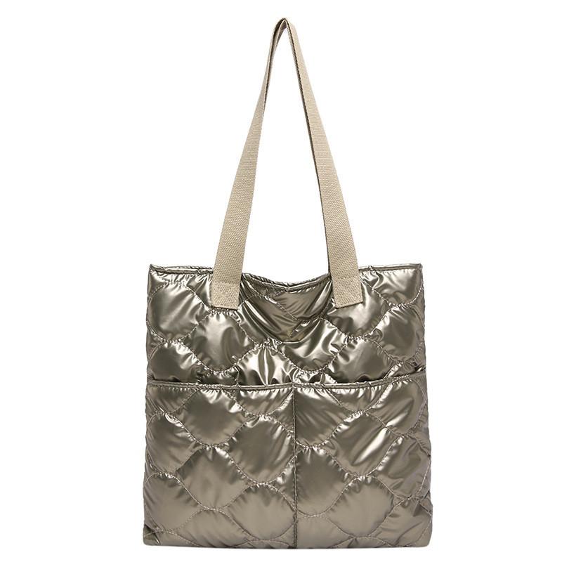 Elegant Luxurious Cotton Tote Bag For Women Large Capacity Available In Three Colors