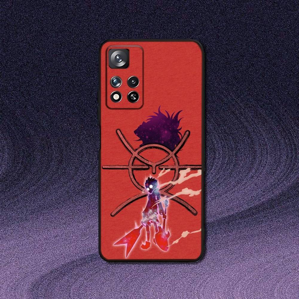 Anime Flcl Phone Case For Samsung S 25,24,23,22,30,21,10,9,Ultra,Plus,Lite,FE,4,5G Black Soft Case