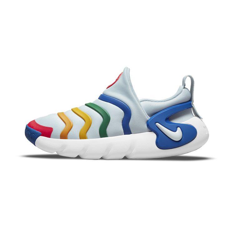 Nike Спортивные повседневные кроссовки Dynamo GO Низкие Сине-красные Детские от 3 до 7 лет DH3437-400
