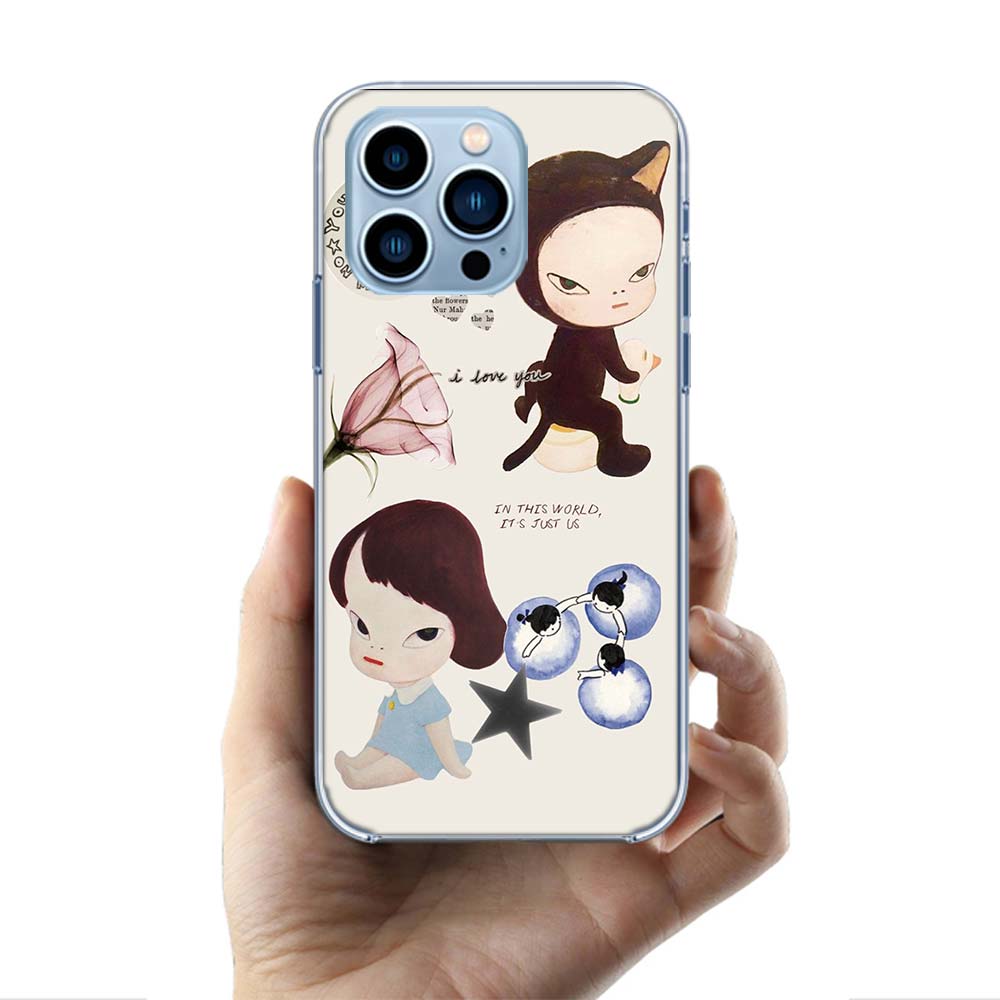 Cute Nara Yoshitomo Art Cases Phone Case For Iphone 17E 16E 17 Air 16 Pro Max 15 Pro 14 Plus 11 13 12 Mini Cover Cases Compatibl