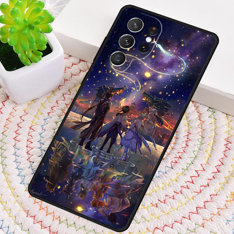 Силиконовый чехол для телефона Genshin Impact для Samsung Galaxy note 10 pro S26 S25 S24 S23 S22 S21 Plus S25Ultra Чехол Capa