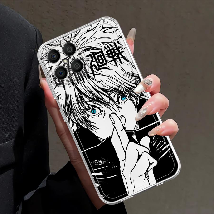 Чехол для Honor X8b X9b X8 X8a X7b 90 Lite X9a Мягкий чехол для телефона Японское аниме G-gojo
