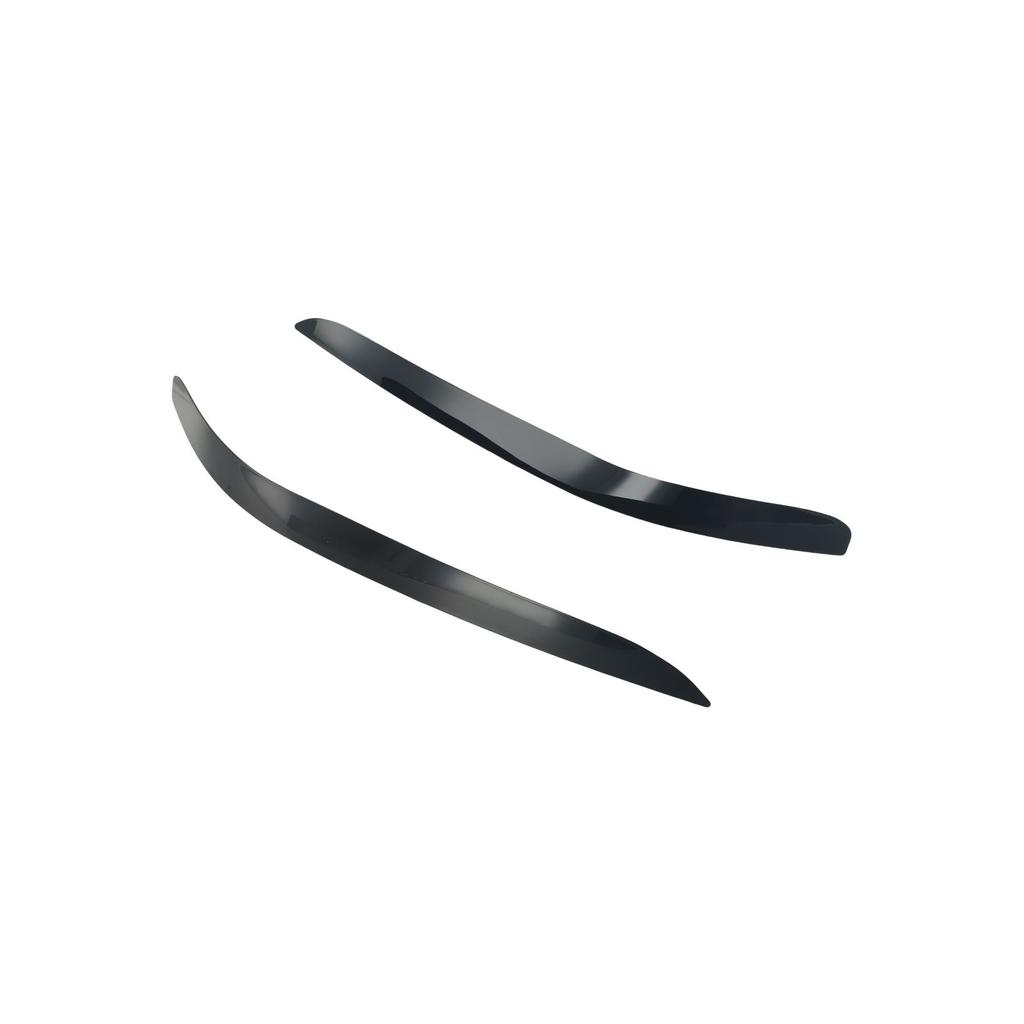 2x Headlight Eyebrow Gloss Black Left Right Eyelid Cover Trim For Ford Falcon ABS Material Brand New High GradeGood product