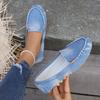 Women's Casual Shoes Spring and Autumn Flat Loafers Women's Shoes Fashion Non-slip Soft Denim Flat Shoes