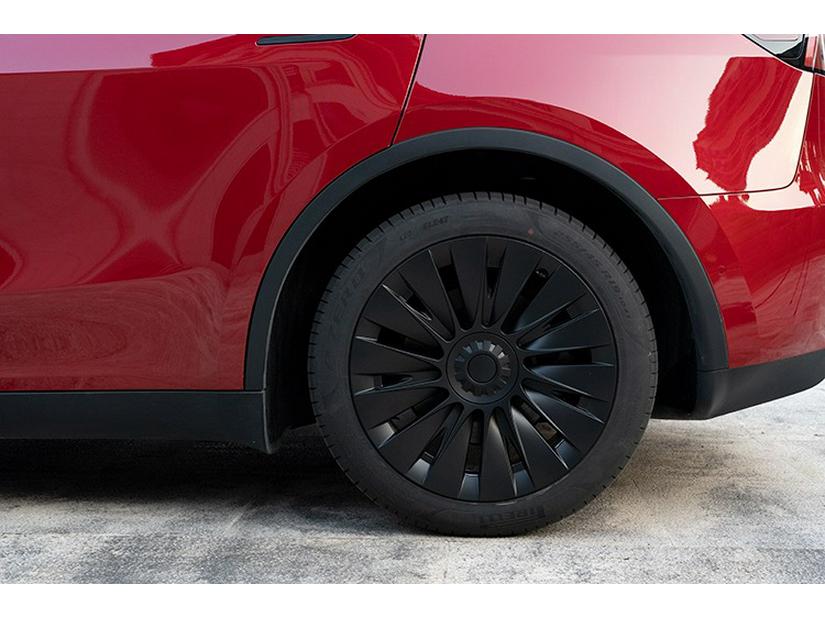 Защитная крышка ступицы диска 19" для Tesla Model Y Whirlwind - Модифицированная версия P с прямым углом