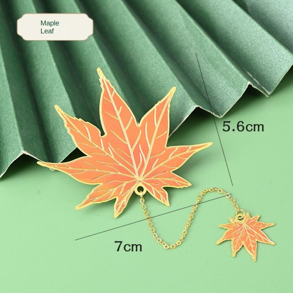 Металлическая закладка-подвеска Лист лотоса Роза Закладка Новогодний подарок Закладка Лист лотоса Маркер страницы