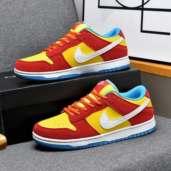 Мужские/женские кроссовки AJ, красные и синие, с асимметричным дизайном, низкие, для скейтбординга и бега