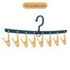 Multifunctional Stainless Steel Clothes Pegs for Baby Clothes, Socks, and Underwear - Household Drying and Storage Rack