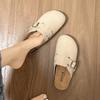 2024 2024 Summer Slippers Women Cork Slippers Classic For Women Mules 2024 Leather Outdoor Soft Beach Slippers