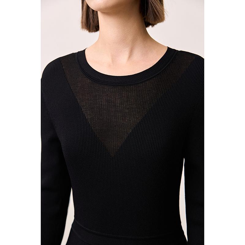 LILY slim fit knitted dress for women