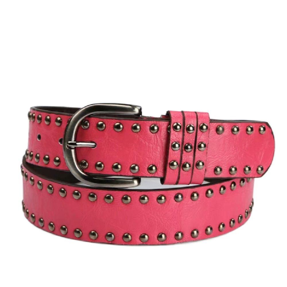 Zinc Zinc Alloy Pin Buckle Waist Belts Wide Waist Bands for Women Punk Waist Belt for Women Women