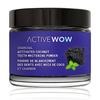 Active Wow Activated Coconut Charcoal Teeth Whitening Powder, Organic, Coconut-Derived, Natural Ingredients, Free of Fluoride, SLS, and Parabens, 20g