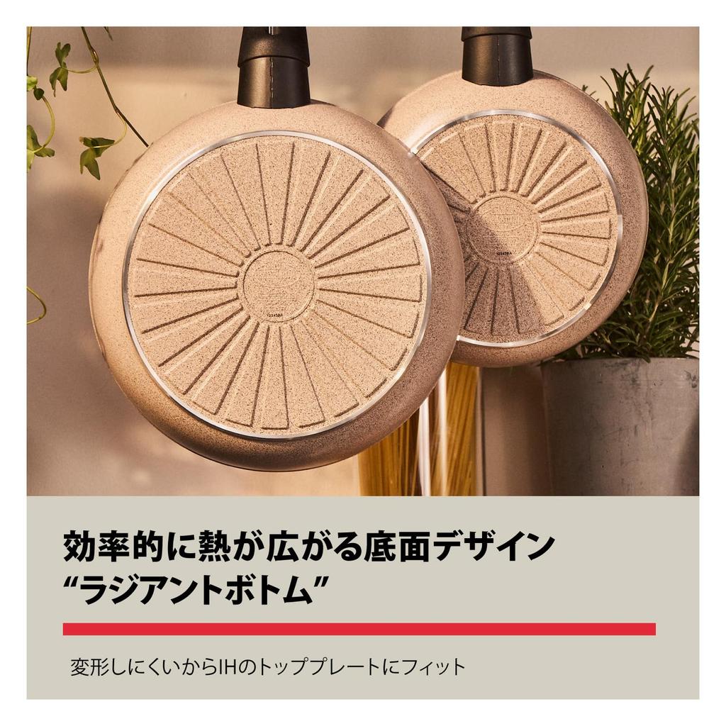 Ballarini Ceramic Frying Pan 20cm Made In IH Compatible Ceramic Coating Official LEDRO "Redro Italy" [Japan Product] Z1027-772