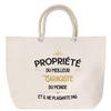 Sac De Plage - PLANETEE - Propriété Du Meilleur Garagiste - Anse Corde - Grand Format - Coton